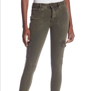 Free People utility skinny jeans